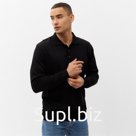Джемпер поло мужской MINAKU: Knitwear collection, размер 50, чёрный