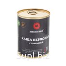 Каши гречневая, перловая, рисовая 340 г. ж/б