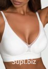 Бесшовный бюстгальтер Модель 2 Белый