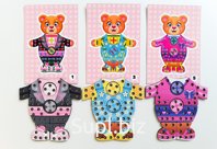 Шнуровка "Мишка, нарядись!"