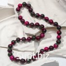 Бусы шар №12 гранёный "Турмалин", 60см