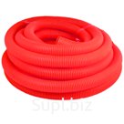 Гофротруба лег. ПНД 50 мм с пр. (красная)(20м.), м