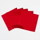 Фольга для конфет 10×10 см 100 шт., красный
