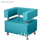 Кресло "Борк", бирюзовый