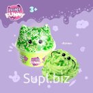 Слайм с вложениями «Котёнок» Funny Slime