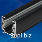 Шинопровод осветительный, тип А. Трёхфазный. Uniel, IP20, цвет чёрный