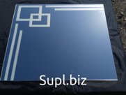 Зеркало с пескоструйным рисунком: Хайтек 600х500