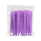 Микробраш в банке, фиолетовый, 100 шт. MIO Nails