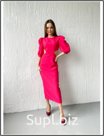 Платье женское, цвет фуксия SS23-PLZ597