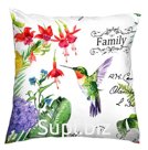 Garden of Eden pillow, 40x40cm, cotton, polyester fiber
