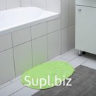 Коврик для ванной Доляна «Пушистик», 41×61 см, зелёный