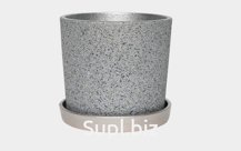 Цветочные горшки из коллекции "Базис" (средние размеры)