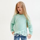 Свитшот для девочки с воланом KAFTAN "Basic line" размер 30 (98-104), цвет мята