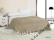 Пледы однотонные велсофт "Пиноли", плотность 220 г/кв.м.