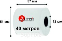 чековая лента 40 метров