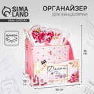 Органайзер для канцелярии «Пионы»