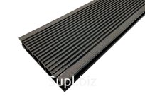 Террасная доска Deckron (Декрон) Classic, производство Россия, 153*28*6000мм, антрацит, П7