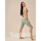 Велосипедки Short leggings, размер L, цвет фисташковый