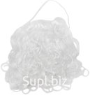 New Year's carnival accessory: Santa Claus's beard. Size: 16x25 cm.