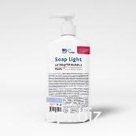 Liquid antibacterial soap Aseven Sept with a pressure dispenser (pump).