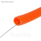 Труба ПНД DKC 71516, гофро, тяжелая, c протяжкой, d=16, 100 м