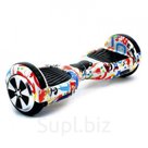 Гироскутер Smart Balance Wheel 6.5 дюймов Граффити белый