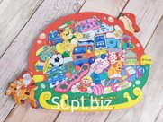 Пазл "Сани с подарками"