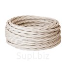 Ретро провод силовой Retro Electro, 3x1.5, слоновая кость, 20м, бухта