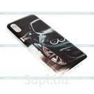Силиконовый чехол, виниловый, с рисунком, для iPhone 6/6s, фара машины
