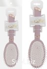 NataM oval massage comb. Color: ash rose