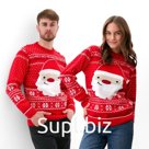 Свитер вязаный новогодний KAFTAN Santa, размер 50