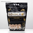 Наполнитель кукурузный "Золотой кот", 4 л