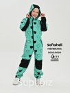 Kombinson, spring-autumn, mint bear, art. 210 (116 cm)