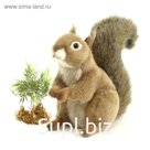 Мягкая игрушка "Рыжая белка", 16 см