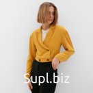 Жакет женский MINAKU: Green trend цвет горчичный, р-р 44