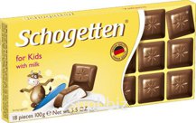 Молочный шоколад Schogetten for Kids Chocolate (100 грамм)