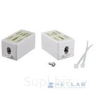 Hyperline CA-IDC-C5e-WH Проходной адаптер coupler , Dual IDC 110&amp;Krone , категория 5e, 4 пары