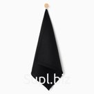 Полотенце Этель, цв. чёрный, 40х70 см, 60% лён, 40% хл, 245 г/м2