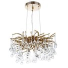 Люстра "Капли" 6хG9 золото 40х40х40-90см