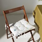 Сидушка на стул Этель «Полевые цветочки», 42×42×7 см, рогожка 176 г/м², 100% хлопок