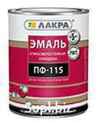 Эмаль ПФ-115 белая матовая 20 кг Лакра