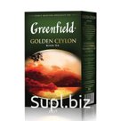 Чай GREENFIELD (Гринфилд) «Golden Ceylon ОРА», черный, листовой, 100 г, 0351