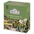 Чай AHMAD (Ахмад) «Jasmine Green Tea», зелёный с жасмином, 100 пакетиков по 2 г, 475i-08