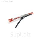 Щетка стеклоочистителя бескаркасная, 40 см,16" SKYWAY, 1 шт универсальный адаптер