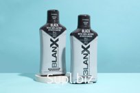 BlanX Mouthwash Black Charcoal/Отбеливающий ополаскиватель BlanX с углем