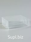 Коробка под 3 эклера, прозрачная, складная PVC, 15×15×5 см