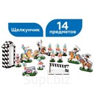 Большой набор солдат «Щелкунчик» 12 героев, подвижный шлагбаум, постовая будка, 39 предметов Артикул: МТ64119_вывод