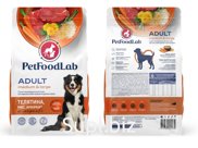 PetFoodLab сухой полнорационный корм для взрослых собак средних и крупных пород "Телятина, рис, амарант и морковь" 1 кг.