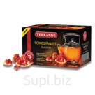 Чай TEEKANNE (Тиканне) «Pomegranate», черный, гранат, 20 пакетиков по 2 г, Германия