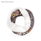 Шарф женский 48×150 см, оранжевый